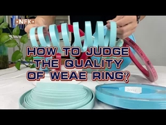 วัสดุ PTFE ไฮดรอลิก wear แหวนยืดหยุ่นสูง wear ทนทานสําหรับเครื่องกล