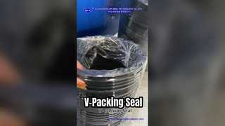 V-Packing Seal พรีเมี่ยมซีลลูกสูบกระบอกไฮดรอลิกทนต่อการขัดถูจีนผลิต Hydrauli